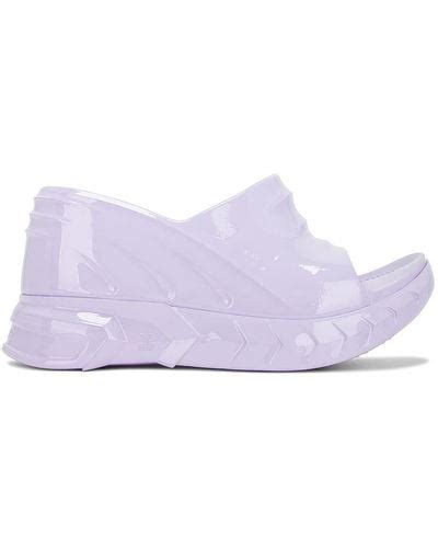 purple givenchy heels